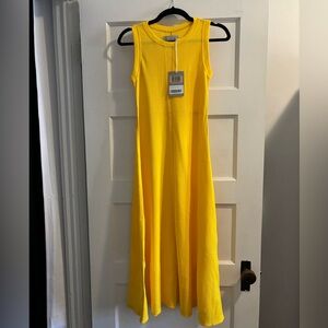 Everlane organic cotton waffle tank dress. Size XS. New with tags